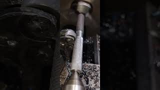 knurling process on lathe machine #satisfying #viral