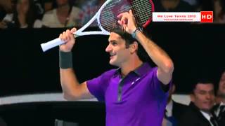 Roger Funny Moment with Public Vs Tsonga # Federer Tour  HD