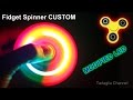 Fidget Spinner LED RGB - CRAZY STROBE LIGHT - Modified from the original