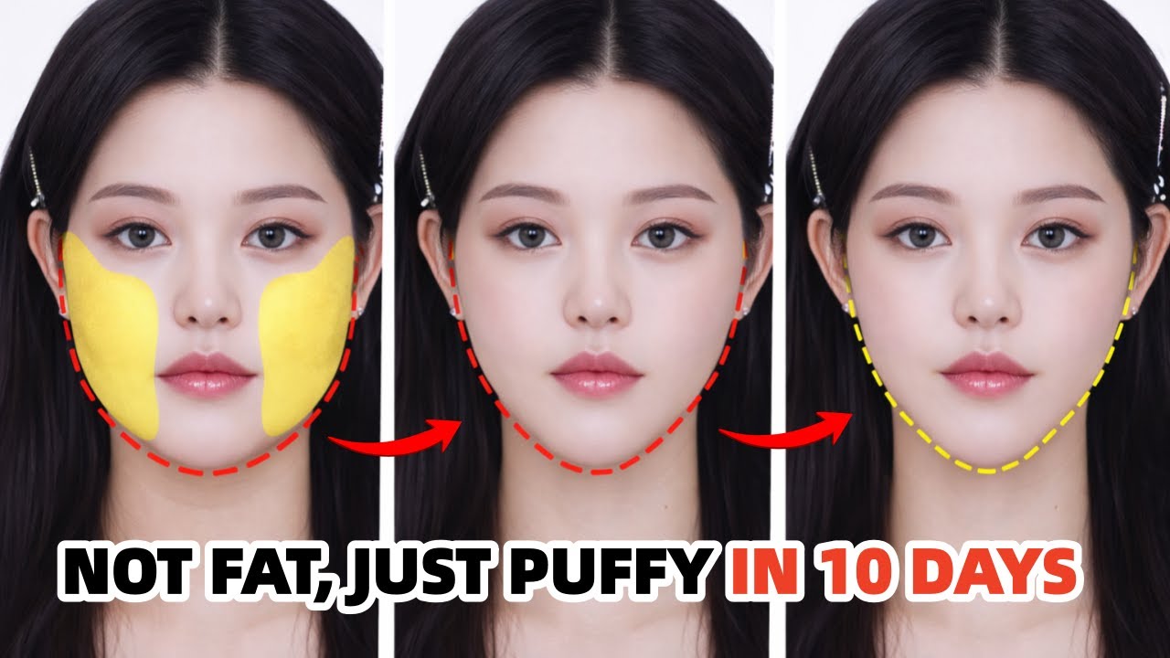 Why Your Face Looks "Heavy" (It’s Not Just Fat!) | Natural Buccal Fat Hack🤫🤫