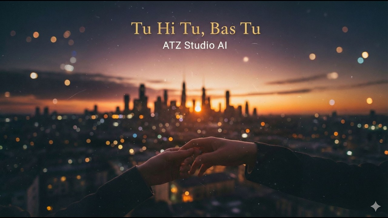 Tu Hi Tu, Bas Tu - Official AI Lyric Video | New Hindi Romantic Song 2026 | ATZ Studio AI Originals