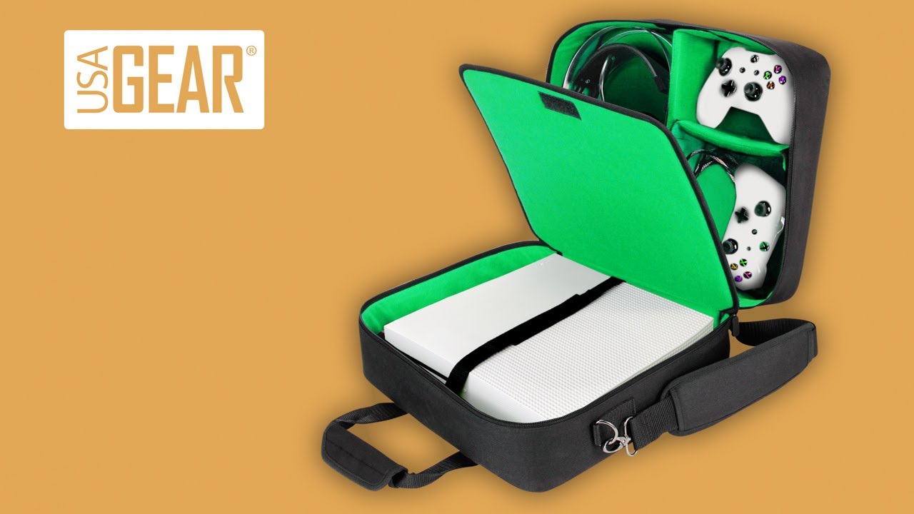 USA GEAR S13 Xbox Travel Case (Green) | Features Video