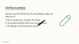 The immune system and vaccination | GCSE Biology | GCSE-ready