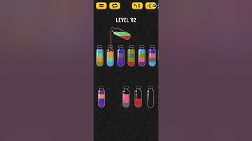 Water Sort Puzzle Level 112 WalkThrough Solution Gameplay | Fazie Gamer