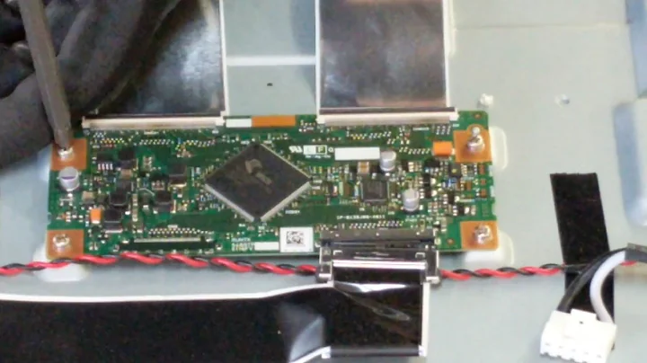 How to install and/or remove RUNTK5489TP Vizio T-Con