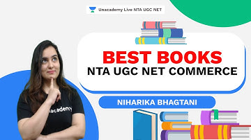 Best Books - NTA UGC NET Commerce | Niharika | NTA UGC NET | Unacademy Live