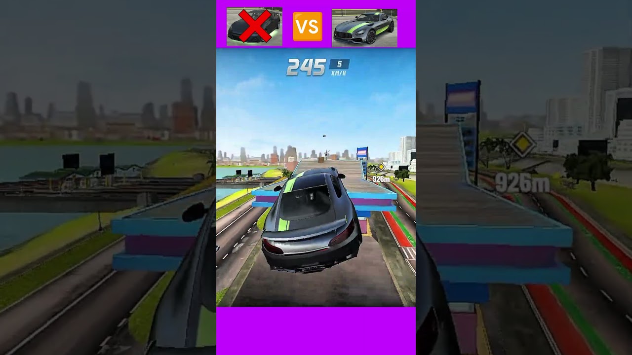 Best 2 Super Cars Ramp Challenge // Who Will Win? // Extreme Car Driving Simulator 