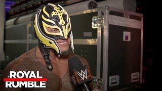 Rey Mysterio reacts to his surprise Royal Rumble Match return: Exclusive, Jan. 28, 2018