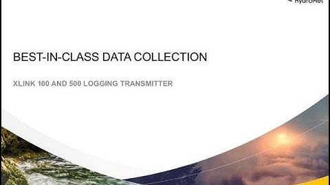 Best-in-Class Data Collection: XLink100 & 500 Logging Transmitter