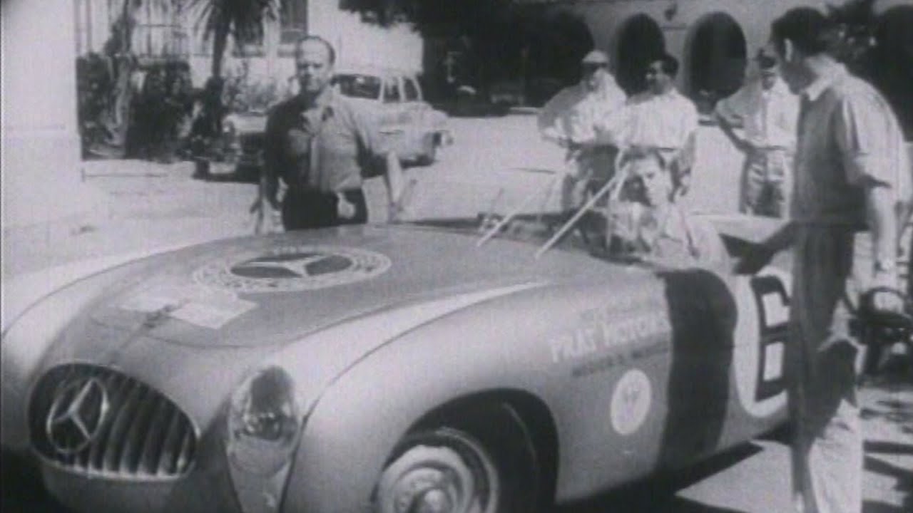 1-2 finish at 1952 Carrera Panamericana - Mercedes-Benz original - YouTube