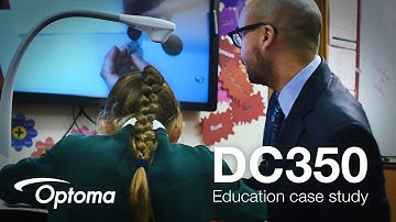 DC350 - Visualiser holds attention at Whittlebury C of E Primary School