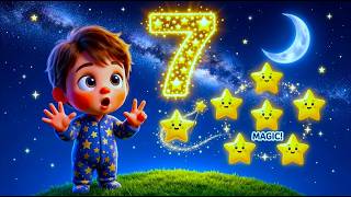 Learn Number 7 with Magic Stars ⭐ | Counting Song for Kids | Numbers for Toddlers