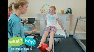 What happens during JIA physiotherapy assessment and exercises? by What? Why? Children in Hospital 269,121 views 5 years ago 6 minutes, 25 seconds