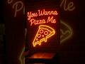 You Wanna Pizza Me Neon Sign #ledsigncustom #lednamesign #neonnamesignpersonalized #neonlightsigns