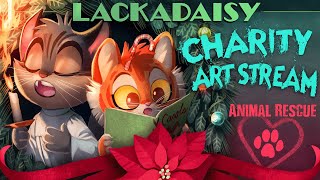 Lackadaisy Holiday Charity Stream 2021 "Rescuing the Rescues"