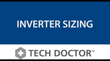 Xantrex Tech Doctor™ - Inverter Sizing