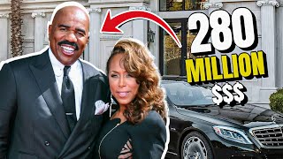 Inside Steve Harvey's LUXURIOUS Lifestyle | Car Collection, Fortune, Mansions