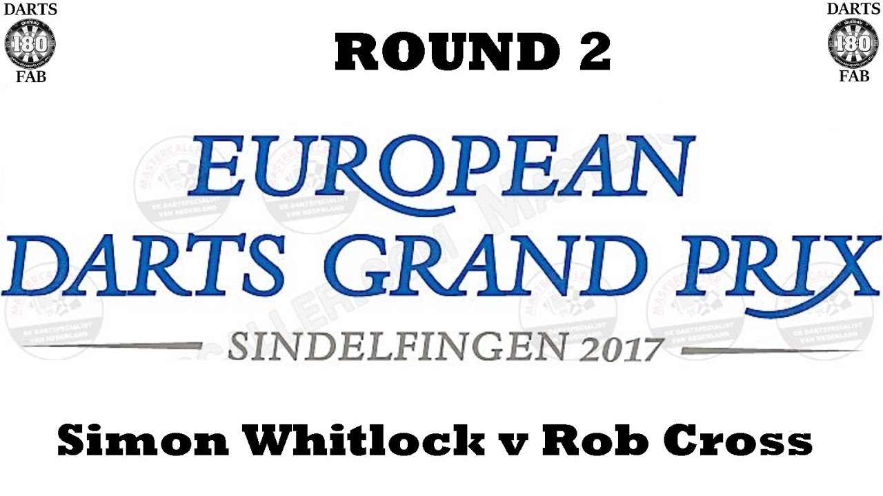 darts distance HappyBet European Darts Grand Prix - Round 2 [4of16]: Simon Whitlock v Rob Cross