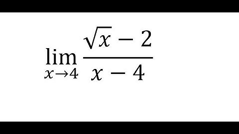 Calculus Help: Find the limits: lim (x→4)⁡ (√x-2)/(x-4 ) - Techniques - Solutions - Formula
