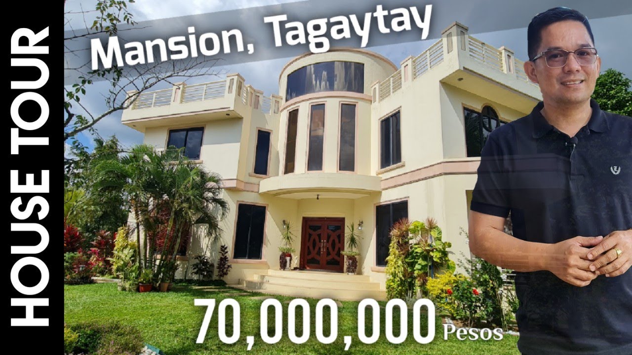 Ultramodern Celebrity Mansion House Tour 704 in  Tagaytay City With Great Space For Swimming Pool