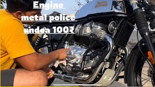 Clean your Engine |  ENGINE BUFFING & metal polish || continental GT 650 & interceptor 650