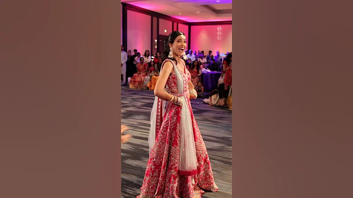 Stunning Sangeet Performance by the Bride and Her Friends and Family - Indian Wedding