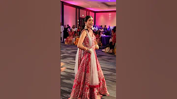 Stunning Sangeet Performance by the Bride and Her Friends and Family - Indian Wedding