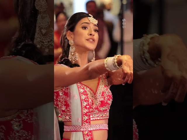 Stunning Sangeet Performance by the Bride and Her Friends and Family - Indian Wedding class=