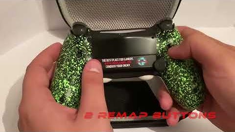 Custom PS4 Controller - Glow in the dark