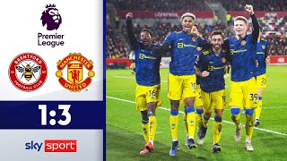 Eiskalter Auswärtssieg | FC Brentford - Manchester United 1:3 | Highlights - Premier League 2021/22
