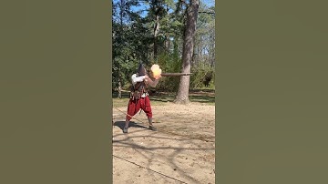 Reloading and firing a 17th century matchlock musket.