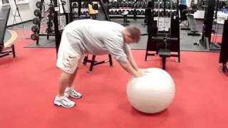 STANDING STABILITY BALL ROLLOUT