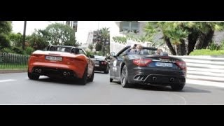 SOUND BATTLE: Jaguar F-Type S vs Maserati Granturismo MC/S