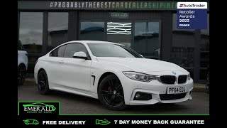 2014 64 BMW 4 SERIES 2.0 420D M SPORT 2D 181 BHP PF64EOJ