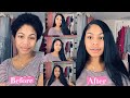 START TO FINISH SIDE PART QUICK WEAVE ON NATURAL HAIR | ASHLEY DI’JONE
