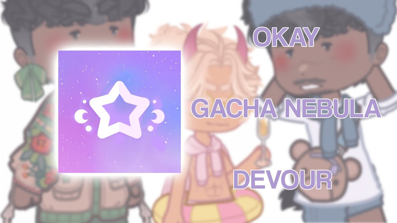 gacha nebula is out we can now make the best good looking OC's 😳 