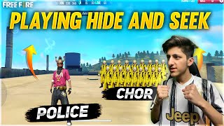 Playing Hide & Seek Finding These Noob Chimkandis on Factory Roof  Garena Free Fire