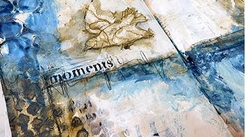 Part 5 30 minute art journal page Project 4 in our week long series