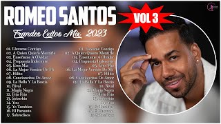 Romeo Santos Grandes Exitos Mix - Romeo Santos Formula Vol 3 - Album Completo 2023