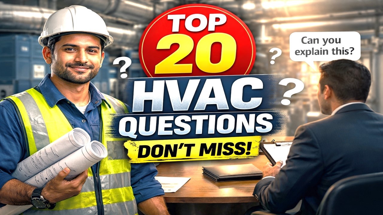 Ac Innerview Top 20 Central AC Interview Questions & Answers | HVAC Jobs 2026 - YouTube