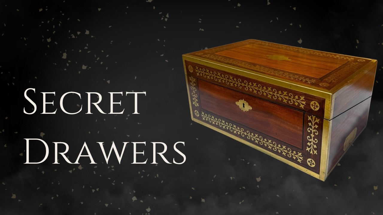 豪プログレ Sebastian Hardie 紙ジャケットボックスセット Rare Antique Regency Campaign Writing Slope Box with Secret Hidden
