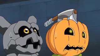 Video thumbnail of "Muerte de Pumpkinmon y Gotsumon Español Latino"