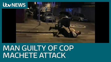 Bodycam Footage Shows Van Driver Repeatedly Hitting Police Officer With Machete ITV News Bodycam Footage Shows Van Driver Repeatedly Hitting Police Officer With Machete ITV News