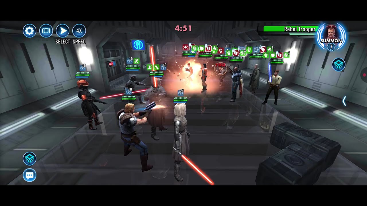 Baylan/Shin/Marrok/Dash/Fennec (wordy tank) vs. Saw/Luthen/K/B/Wedge (L9 Biggs, wordy attacker): 65