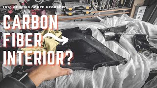 Carbon Fiber Interior Install (Genesis Coupe 2015) Carbon Fiber Interior Install Genesis Coupe 2015