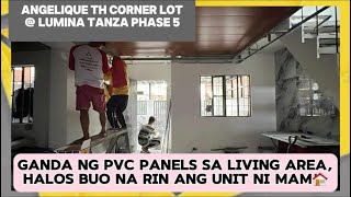 ANGELIQUE TH CORNER LOT,,Update!! GANDA NG PVC PANELS SA LIVING AREA,, HALOS BUO NA RIN ANG UNIT….