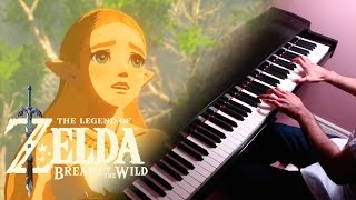 The Legend of Zelda: Breath of the Wild - Nintendo Switch 2017 Trailer Music - Piano chords