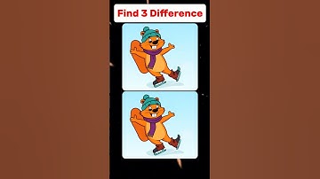 Only 10% Genius Can Find the 3 Hidden Differences!🥸🔥#findthedifferences #quiz #iqtest