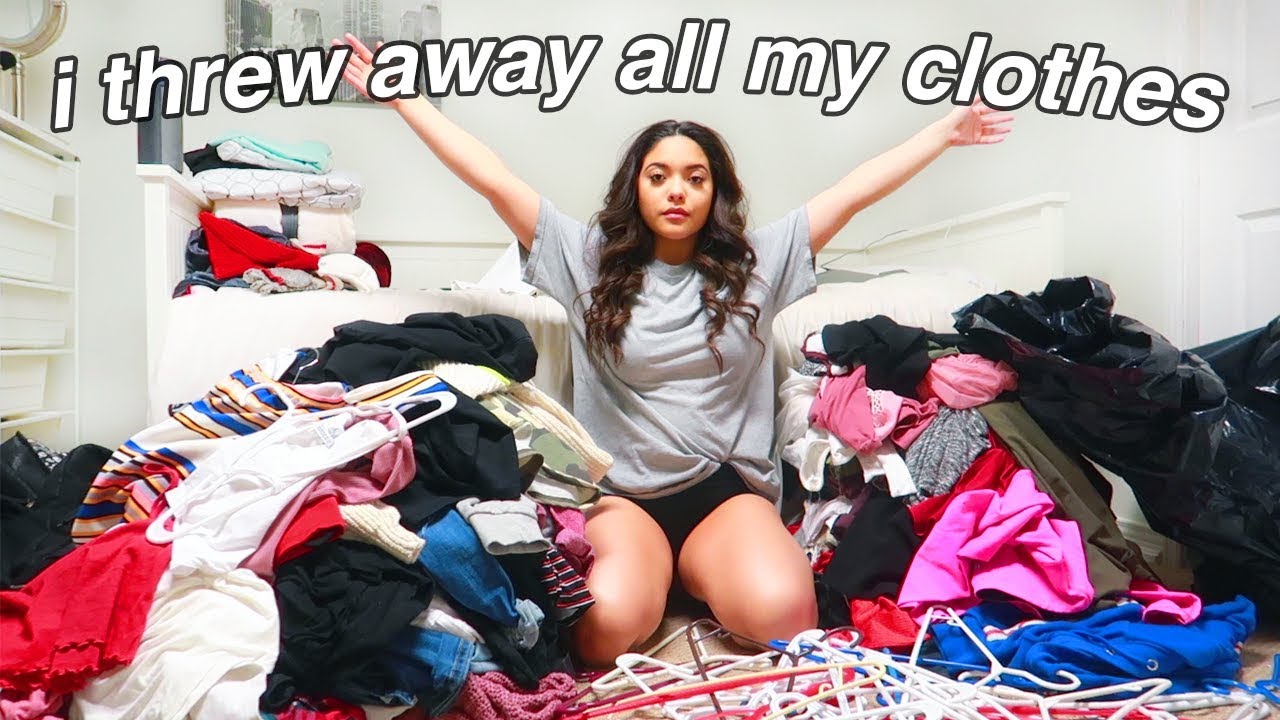 cleaning my room & decluttering everything