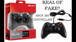 real vs fake xbox 360 controller